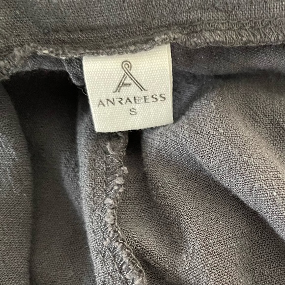 Anrabess | Linen Blend Overalls | Oversized Wide Leg | Comfy | Women’s S - Picture 5 of 7